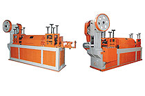 Wire straightening and cutting machine - 