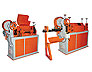 High Speed Wire Straightening and Cutting Machines BTI M-06HS & BTI M-08HS